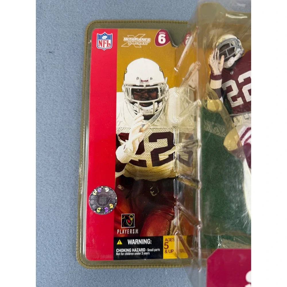 McFarlane NFL Series 6‎ Emmitt Smith Action Figure Arizona Cardinals Maroon New
